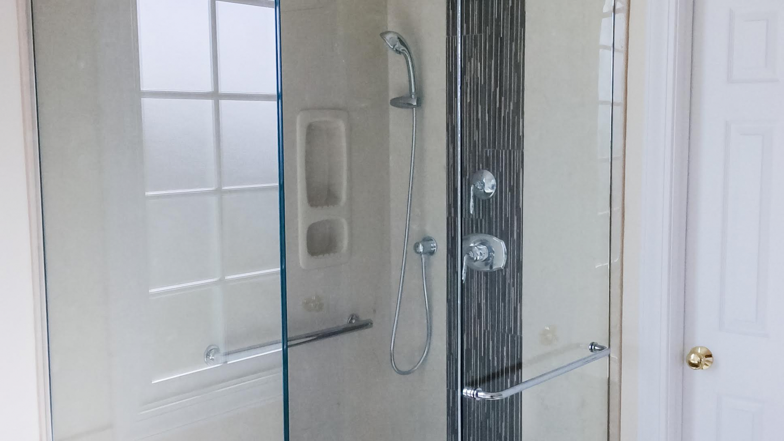 Cultured Marble & Tile Shower